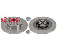 X2 PCS BRAKE DISC 18604C