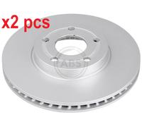 X2 PCS L&R SIDES 18747 BRAKE DISC A.B.S.