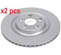 X2 PCS L&R SIDES 18836 BRAKE DISC A.B.S.