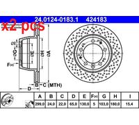 ATE 24.0124-0183.1 Brake disc