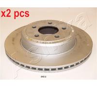 X2 PCS L&R SIDES 61-09-903 BRAKE DISC ASHIKA