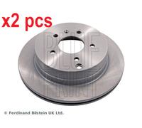 X2 PCS L&R SIDES ADG043127 BRAKE DISC BLUE PRINT