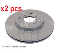 X2 PCS L&R SIDES ADH24349 BRAKE DISC BLUE PRINT