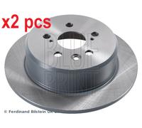 X2 PCS L&R SIDES ADT343104 BRAKE DISC BLUE PRINT