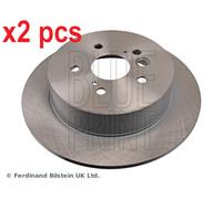 X2 PCS L&R SIDES ADT343144 BRAKE DISC BLUE PRINT