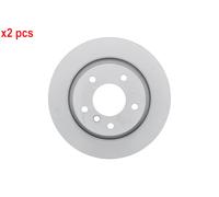 Bosch BD492 Brake discs - ECE-R90 certified - 1 set of 2 discs