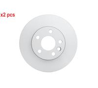 Bosch BD2051 Brake Disc Set - 280 mm Vented Coated Discs - Front Axle - ECE-R90 Certified - Great Cooling, Advanced Corrosion Protection - 1 Set of 2 Discs