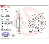 BREMBO 09.C657.1X Brake disc