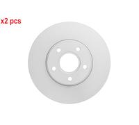 BOSCH 2 X BRAKE DISC 0986479B66