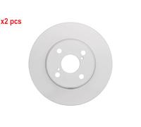 Bosch Brake Disc Set BD2071 – 255 mm Vented High-Carbon Front Axle ECE-R90 – 2 pcs