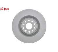 Bosch BD2088 Brake Disc - 345 mm Vented High-Carbon Disc - Front Axle - ECE-R90 Certified - Great Cooling and Noise Suppression, Advanced Corrosion protected - 1 Single Disc