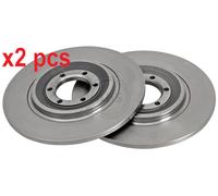 2x Brake disc solid 15010 A.B.S. for ALFA ROMEO GTV 75 90 ALFETTA GIULIETTA
