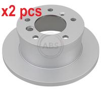 X2 PCS L&R SIDES BRAKE DISC 16454