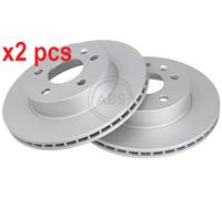 X2 PCS L&R SIDES BRAKE DISC 16887
