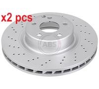 2x Original a. B. S. S. Brake Disc 17110 for Mercedes-Benz
