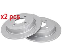 X2 PCS L&R SIDES BRAKE DISC 17350