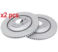 X2 PCS L&R SIDES BRAKE DISC 17499