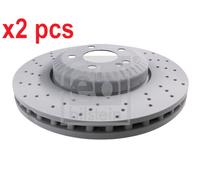 X2 PCS L&R SIDES BRAKE DISC 175122