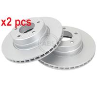 2x Brake disc Vented 17531 A.B.S. for BMW 5 5 Touring