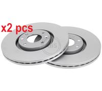 X2 PCS L&R SIDES 17590 BRAKE DISC A.B.S.