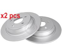 X2 PCS L&R SIDES BRAKE DISC 17621