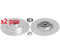 X2 PCS L&R SIDES BRAKE DISC 17631C
