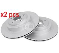ABS All Brake Systems Brake Disc 17658 Original - 2x for Subaru