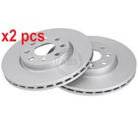 X2 PCS L&R SIDES BRAKE DISC 17710