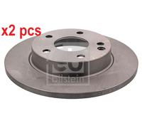 X2 PCS L&R SIDES BRAKE DISC 17733