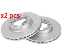 X2 PCS L&R SIDES BRAKE DISC 18083