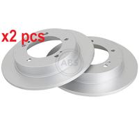 X2 PCS L&R SIDES BRAKE DISC 18198