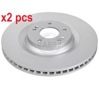 X2 PCS L&R SIDES BRAKE DISC 18814