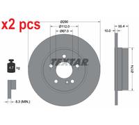X2 PCS L&R SIDES BRAKE DISC 92072703