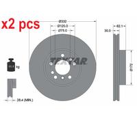 X2 PCS L&R SIDES BRAKE DISC 92107205