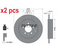 X2 PCS L&R SIDES BRAKE DISC 92112000