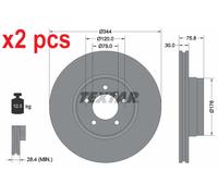 X2 PCS L&R SIDES BRAKE DISC 92134400