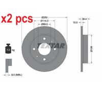 X2 PCS L&R SIDES BRAKE DISC 92134903