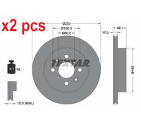 X2 PCS L&R SIDES BRAKE DISC 92135303