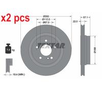 X2 PCS L&R SIDES BRAKE DISC 92163605