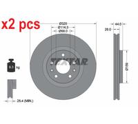 X2 PCS L&R SIDES BRAKE DISC 92195403