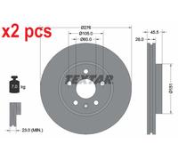 X2 PCS L&R SIDES BRAKE DISC 92198903