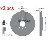 X2 PCS L&R SIDES BRAKE DISC 92205605