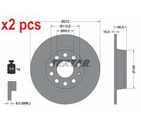X2 PCS L&R SIDES BRAKE DISC 92224903