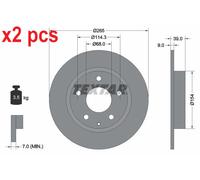 X2 PCS L&R SIDES BRAKE DISC 92267703