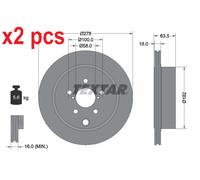 X2 PCS L&R SIDES BRAKE DISC 92278503