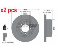 X2 PCS L&R SIDES BRAKE DISC 93089600