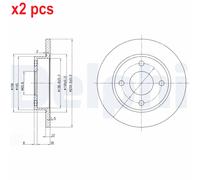 X2 PCS L&R SIDES BRAKE DISC BG3055