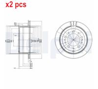 X2 PCS L&R SIDES BRAKE DISC BG3534