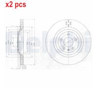 X2 PCS L&R SIDES BRAKE DISC BG4087