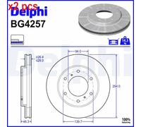 X2 PCS L&R SIDES BRAKE DISC BG4257